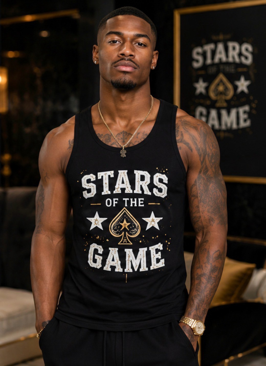 STACKED LOGO TANK