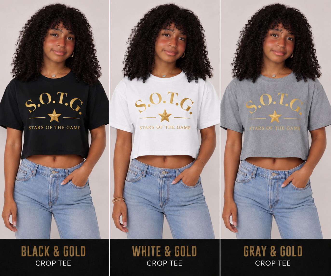 S.O.T.G. Star Collection Crop Tee