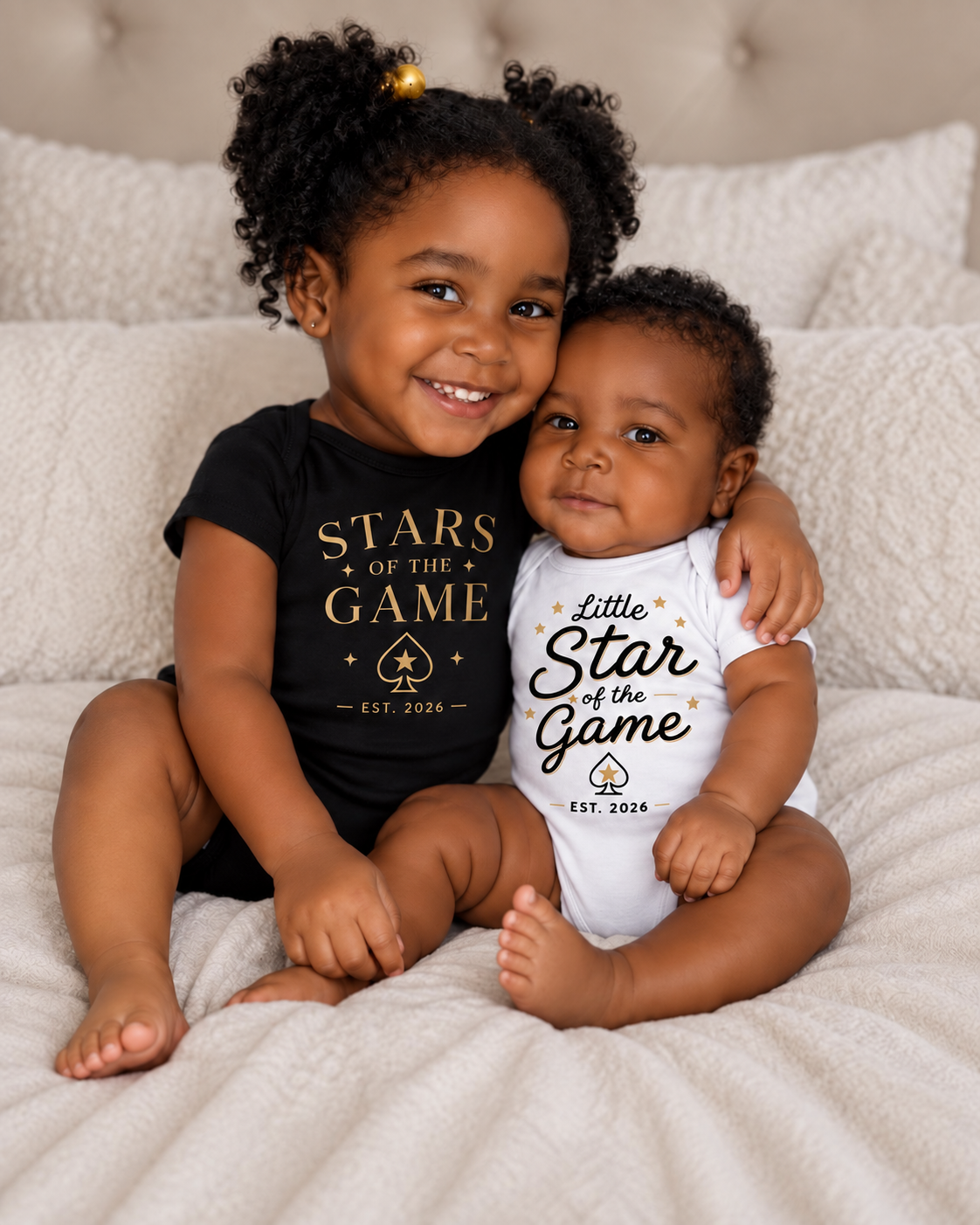 STARS OF THE GAME Baby Onesies