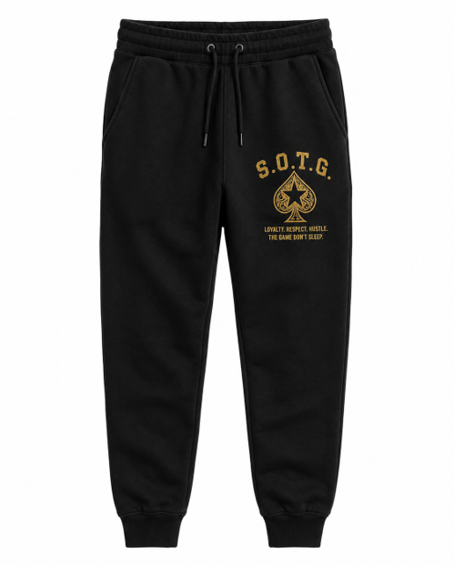 Stars of the Game Jogger Sweatpants — Black & Gold