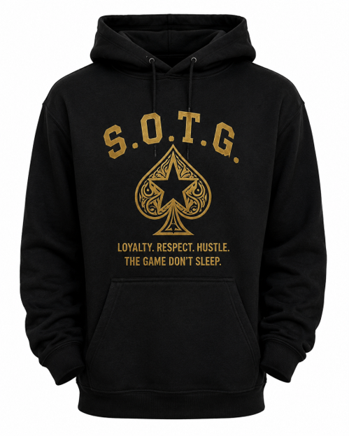 Stars of the Game Signature Hoodie — Black & Gold