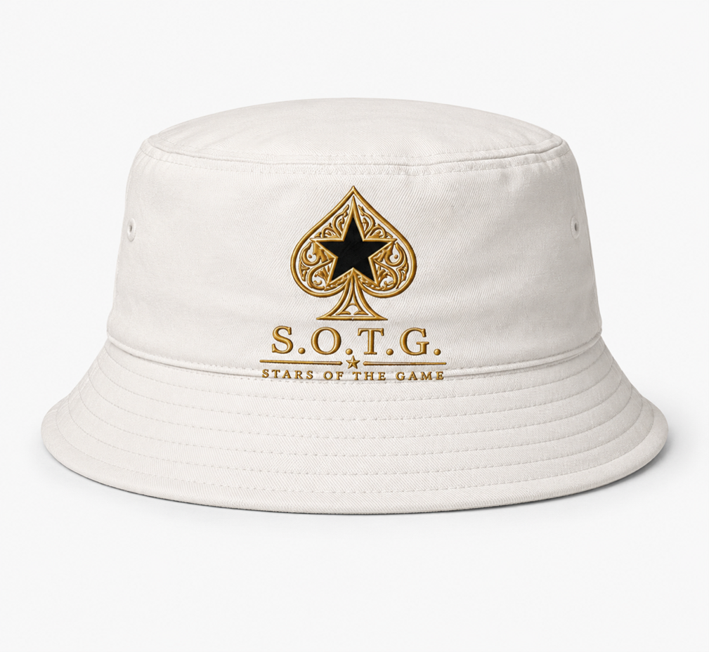 Stars of the Game Signature Bucket Hat — Black & Gold
