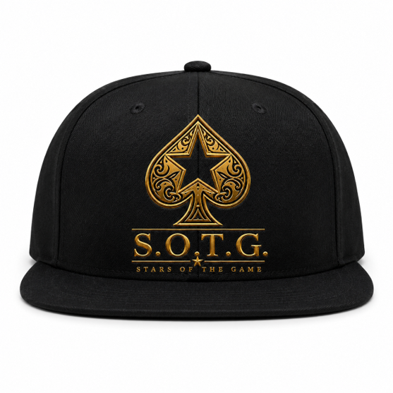 Stars of the Game Signature Snapback Hat — Black & Gold