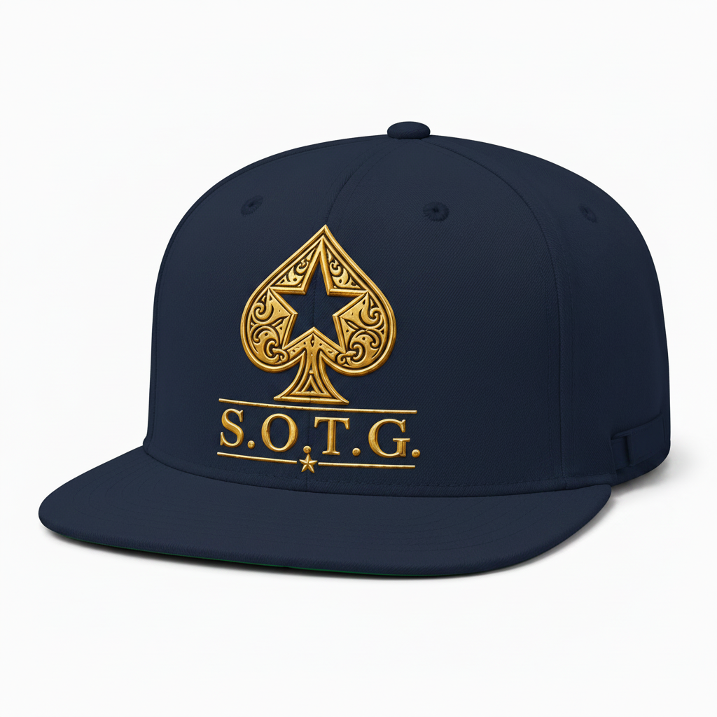 S.O.T.G. Signature Snapback Cap - Navy