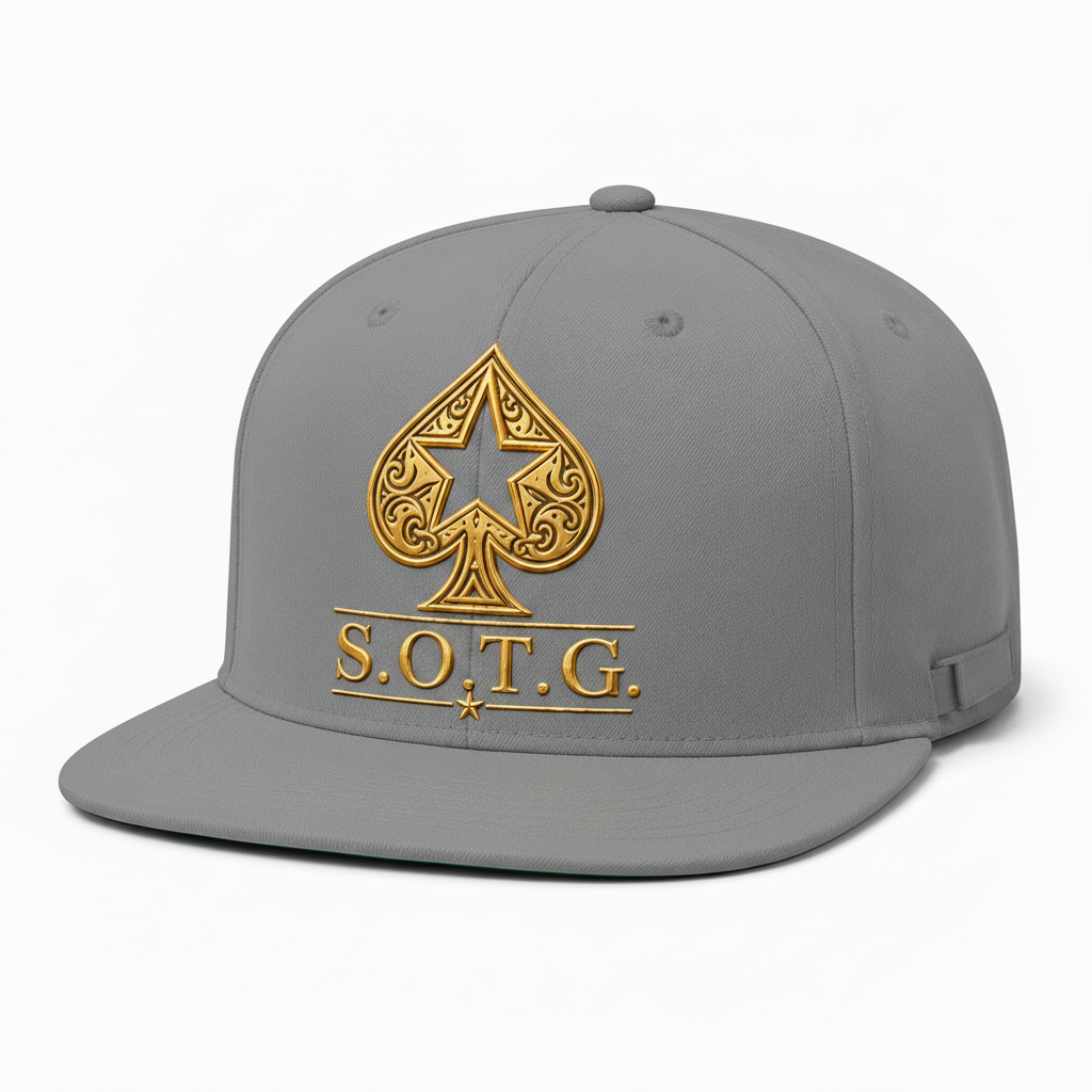 S.O.T.G. Signature Snapback Cap - Grey