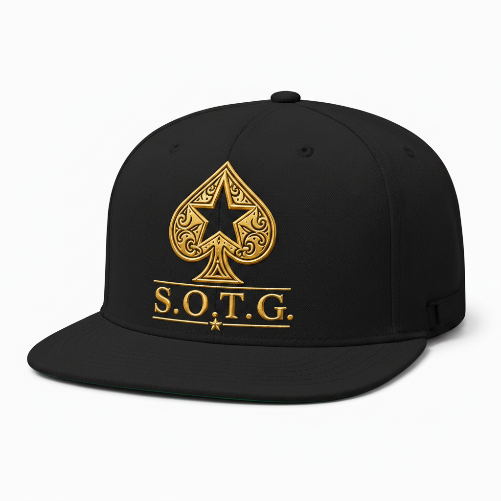 S.O.T.G. Signature Snapback Cap - White
