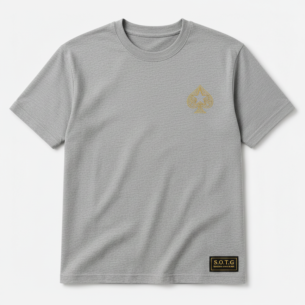 S.O.T.G. Spade Only Tee - Grey